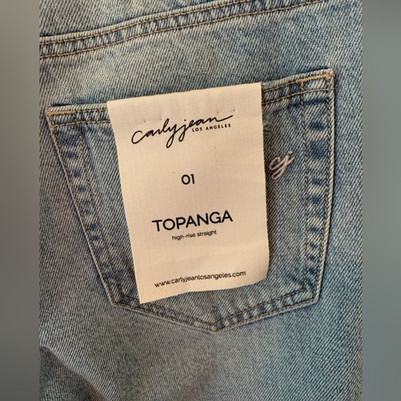 Carly Jean Los Angeles Topanga Boyfriend Jeans - Size 1 - Picture 4 of 10